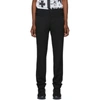 COMME DES GARÇONS HOMME DEUX COMME DES GARCONS HOMME PLUS BLACK DOUBLE WAISTBAND TROUSERS