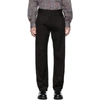 JUNYA WATANABE JUNYA WATANABE BLACK STRAIGHT-LEG TROUSERS