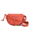 LOEWE gate belt bag leather Vermillion