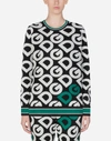 DOLCE & GABBANA WOOL jumper WITH JACQUARD DG LOGO