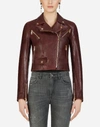 DOLCE & GABBANA LEATHER BIKER JACKET