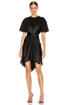 ALEXANDER WANG CINCHED T SHIRT SLIP DRESS,AWAN-WD240