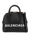 BALENCIAGA BALENCIAGA XXS VILLE TOP HANDLE BAG IN BLACK,BALF-WY224