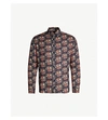 THE KOOPLES FLORAL-PRINT RELAXED-FIT CREPE SHIRT