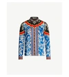 ALICE AND OLIVIA WILLA SILK-CREPE SHIRT