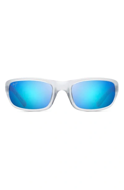 Maui Jim 'stingray - Polarizedplus2' 56mm Sunglasses - Crystal Matte In Crystal Matte
