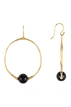 IPPOLITA 18K Gold Nova Onyx Small Round Drop Earrings