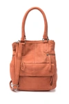 Day & Mood Hannah Leather Satchel In Cork