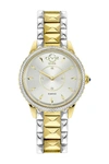 Gevril Women's Siena Diamond Swiss Quartz Two-tone Bracelet Watch, 38mm - 0.0044 Ctw