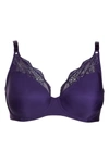 Wacoal Lace Impression Underwire Bra In Violt Indi