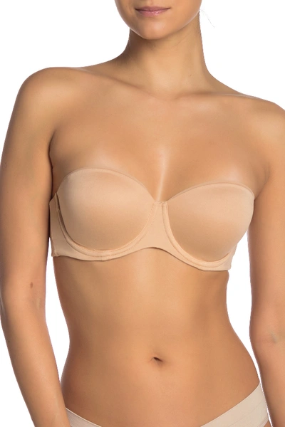 Calvin Klein Lightly Lined Strapless Convertible Bra In 264 Bare