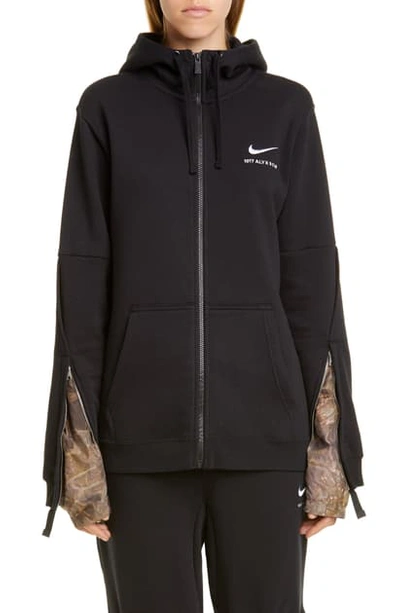 Alyx X Nike Full Zip Hoodie In Black