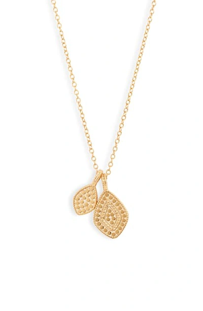 Anna Beck Kite Double Pendant Necklace (nordstrom Exclusive) In Gold