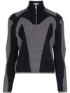 GMBH TWO-TONE ZIPPED JUMPER