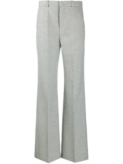 Joseph Tess Herringbone Trousers In Grey