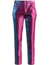 AREA TWO TONE STRAIGHT LEG TROUSERS