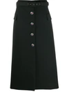 GIVENCHY MID-LENGTH SKIRT WITH BLAZON BUTTONS