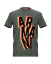 Armani Exchange T-shirt In Military Green