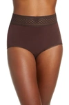 Wacoal Subtle Beauty Briefs In Chocolate Plum