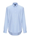 Lanvin Patterned Shirt In Azure