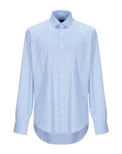 Lanvin Patterned Shirt In Azure