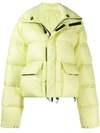 Ben Taverniti Unravel Project Regular Puffer Jacket In Yellow