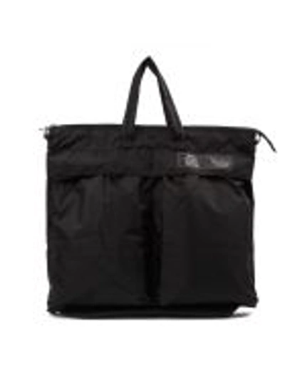 Dondup Black Nylon Pockets Shoulder Bag