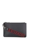 GIVENCHY Givenchy Logoed Wristlet Pouch