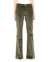 L'autre Chose Casual Pants In Military Green