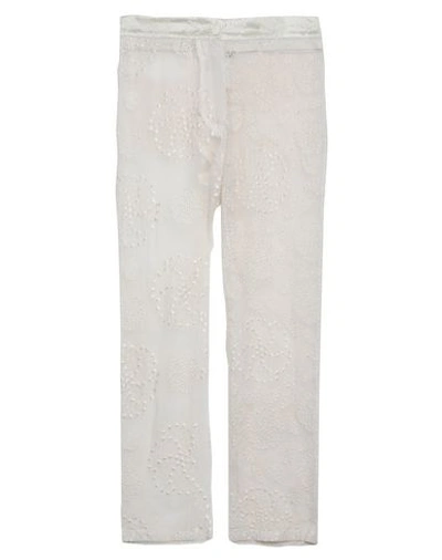 Ann Demeulemeester Casual Pants In Ivory