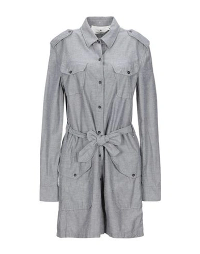 Macchia J Solid Color Shirts & Blouses In Grey