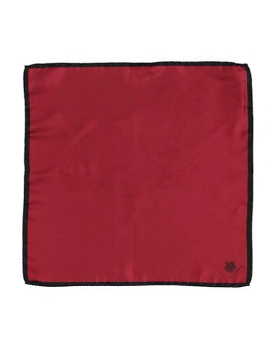 Dolce & Gabbana Square Scarf In Brick Red