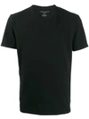 Majestic Plain Crew-neck T-shirt In Black