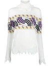 AALTO INTARSIA-KNIT TURTLENECK JUMPER