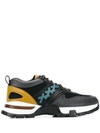 Ermenegildo Zegna Lace-up Sneakers In Black