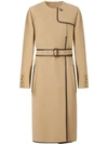 BURBERRY TECHNICAL STYLE BELTED DRESS