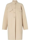 BURBERRY WOOL CASHMERE TAILORED COAT
