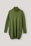 Cos Oversized Wool-alpaca Jumper In Green