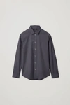 Cos Classic Slim Fit Shirt In Blue