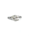 JB STAR PLATINUM DIAMOND PEAR & OVAL RING,PROD224510062