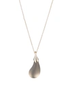 Alexis Bittar Lucite-detail Dewdrop Pendant Necklace, 16 In Gray