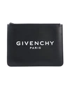 Givenchy Large Zipped Document Case In Black
