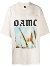 OAMC OVER-SIZED LOGO GRAPHIC PRINT T-SHIRT,OAMP706967 OP242500