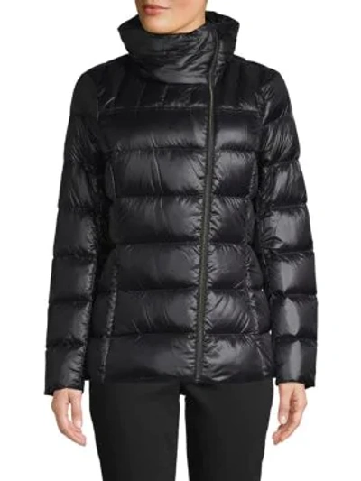 Saks Fifth Avenue Down-filled Quilted Jacket In Black