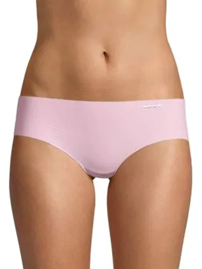 Dkny Logo Hipster Panty In Lilac Silver