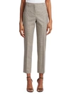 GIVENCHY Micro Check Tailored Wool Trousers