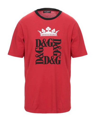 Dolce & Gabbana T-shirts In Red