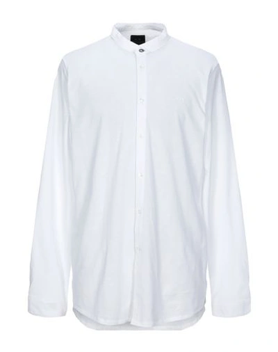 Armani Exchange Solid Color Shirt In White