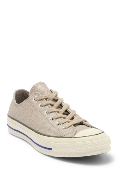 Converse Chuck Taylor All-star 70 Ox Leather Sneaker (women) In Papyrus/field S