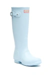 Hunter Original Tall Waterproof Rain Boot In Boat Blue